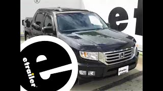 etrailer  WeatherTech Sunroof Wind Deflector Review  2012 Honda Ridgeline [upl. by Esinart564]