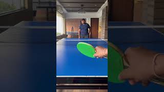 How to receive the serve🧐  pongfinity tabletennisgame tabletennismatch adambobrow [upl. by Ivett]