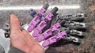 New 3D Printed Partial Hand Prosthetic Design Please Share to get this out there [upl. by Atazroglam220]