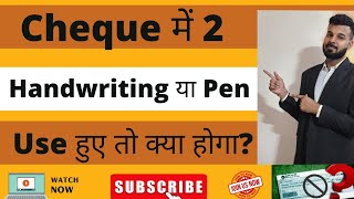 How to Write a Cheque 2 Handwriting Methods vs 2 Pen Options Effects [upl. by Anippesuig]