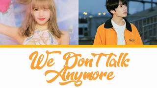 How Would JUNGKOOK and LISA Sing We Dont Talk Anymore「Fanmade」 [upl. by Glick]