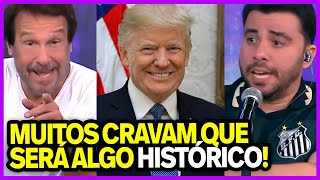 PÂNICO ANALISA PREVISÃO QUE CRAVA VITÓRIA ESPETACULAR DE TRUMP NOS ESTADOS UNIDOS [upl. by Sidnala]