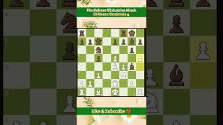 Pirc Defense VS Austrian Attack 20 Moves Checkmate🔥shorts youtubeshorts chess [upl. by Agrippina610]