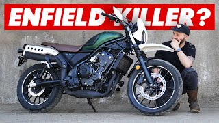 New 2023 Honda CL500 Scrambler Review The Enfield Killer [upl. by Noloc]