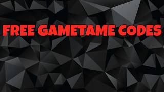 FREE GameTame CODES [upl. by Amoreta365]