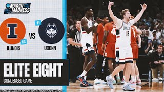 UConn vs Illinois  Elite Eight NCAA tournament extended highlights [upl. by Yrollam]