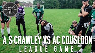 A S CRAWLEY vs AC COULSDON  SNUS TV [upl. by Lorelle275]