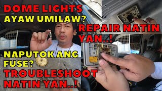 Dome lights problem  Dome lights not working  MITSUBISHI ADVENTURE  how to change dome lights [upl. by Popelka346]