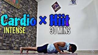 Day 61  30 min cardio hiit workout 💪  No Equipment  Vikas Rohra [upl. by Hoashis881]