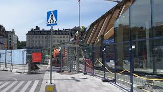 Stockholm Projekt Slussen Juli 2024 Del 49 UHD 4K [upl. by Dadelos]