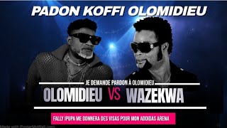 FELIX WAZEKWA Je demande PARDON à KOFFI OLOMIDIEU mon comportement était inacceptable [upl. by Plato]