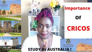 what is CRICOS Importantce of CRICOS Study in Australia [upl. by Ellekcir]