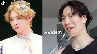 Yeosang ATEEZ TikTok Edits That Screams GREEK GODDESS [upl. by Anigar]