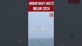 Watch  Indian Navy Hosts The Multilateral Exercise MILAN 2024  etnow indiannavy shorts [upl. by Mechling]