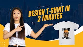 How to make a Tshirt design in 2 minutes for free [upl. by Corby]