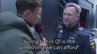 Christian Horner postqualifying interview  British grand prix [upl. by Furlani]