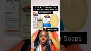 Glowing Skincare Set for Caramel chocolate and Dark Skin Tone skincare viral kizzdaniel [upl. by Silden]