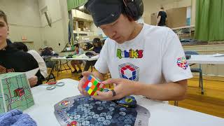 2572 Rubiks Cube Blindfolded PR [upl. by Yrrehs23]