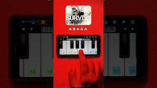 SURVIVA  VIVEGAM BGM  Piano Tutorial With Notes [upl. by Uahc]