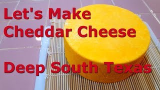 Homemade Cheddar Cheese [upl. by Idnat]