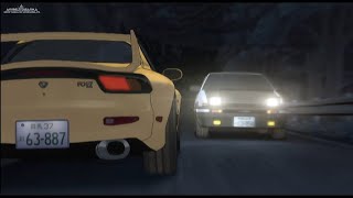 Initial D No Control Scene [upl. by Irtak]