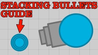 HOW TO STACK BULLETS SHOOT MULTIPLE BULLETS AT ONCE TUTORIAL Diepio Sandbox [upl. by Sukramaj262]