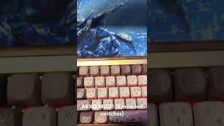 Akko MUO1 Rosewood switches [upl. by Acquah]