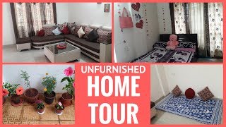 My Sweet Indian Home TourUnfurnished Middle Class Home Tour  Unfurnished Rented Flat [upl. by Nimajneb]