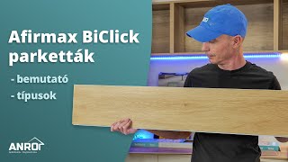 Afirmax BiClick vinyl parketták  típusok és kiegészítők [upl. by Aidile]