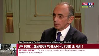 Eric Zemmour linterview Présidentielle  Une Semaine Pour Convaincre [upl. by Amocat]