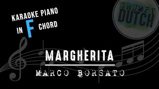 Marco Borsato  Margherita karaoke version in F minor key [upl. by Zennie]