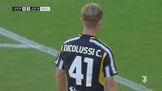 Hans Nicolussi Caviglia vs Juventus Next Gen PreSeason 09082023 [upl. by Aremat453]