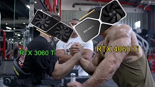 Nvidia RTX 4060 Ti vs RTX 3060 Ti Performance in a Nutshell [upl. by Karrie]