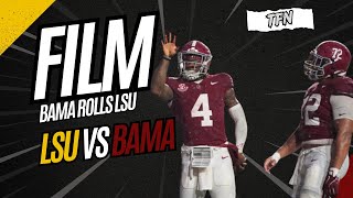 Alabamas Offense ROLLS LSU  Crimson Tide Offense Back to Being ELITE [upl. by Htebzile]