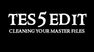 Skyrim Mod Tool TES5EDIT  Cleaning your master files [upl. by Anaic224]