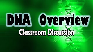 DNA Overview Classroom Discussion [upl. by Kelleher]