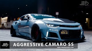 Aggressive Bagged WideBody Camaro 2SS [upl. by Dodds293]