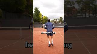 Federer’s SABR is one of the most impressive shots in tennis Here is how to do it tennis federer [upl. by Airal]