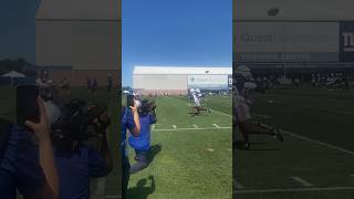 Deonte Banks pass breakup on Malik Nabers at Giants training camp [upl. by Jarrad]