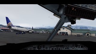 P3D v53 KEGE Eagle County circling aproach RWY07 Majestic Q400 [upl. by Zamora]