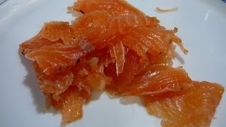 ILE RECETAS Gravlax de salmón rosado [upl. by Naimaj]