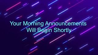 Tolland High School Morning Announcements [upl. by Laven]