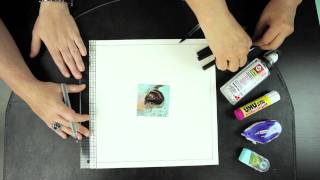 Beginner Scrapbook  Part 2  Basic Tools and Supplies [upl. by Aihsel545]