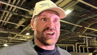 Tyson Fury REACTS to Dubois KO of Anthony Joshua amp “rabbit” Usyk rematch [upl. by Ycinuq]