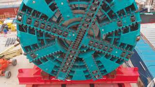 Digging the Super Sewer Tunnel Boring Machines up close [upl. by Eireva]