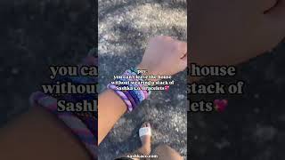 Crazy about these bracelets from Sashka Co💖 bracelet shortvideos jewelry handmade trendy FL [upl. by Nave]