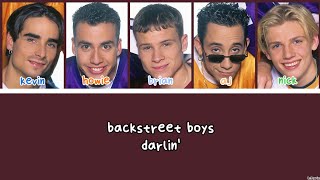 Backstreet Boys  Darlin  Color Coded Lyrics [upl. by Cati]