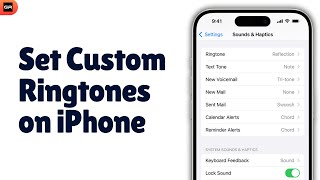 How to Set Custom Ringtones on iPhone 2024 [upl. by Akerdnahs]