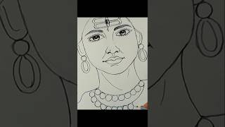 Mahadev Drawing easy For Beginners shorts drawing mahadev bholenath [upl. by Secundas567]