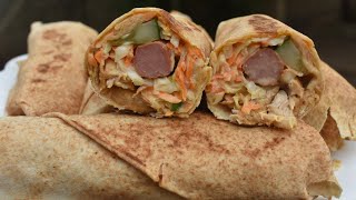 CHICKEN SHAWARMA RECIPE NIGERIAN CHICKEN SHAWARMA [upl. by Bulley441]